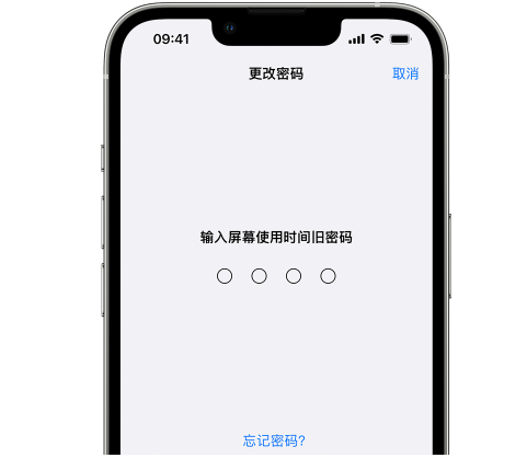 烟台iPhone屏幕维修分享iPhone屏幕使用时间密码忘记了怎么办 