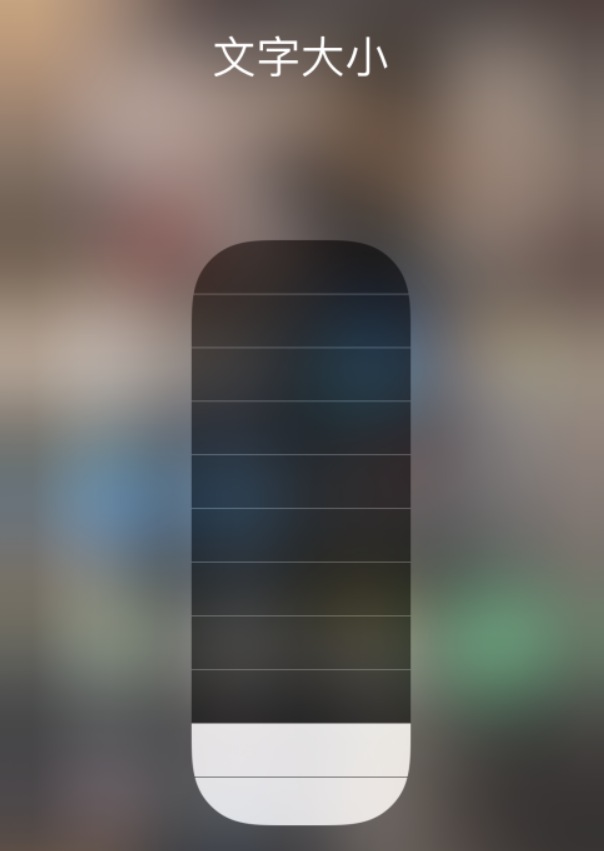 烟台苹果手机维修分享小技巧：在 iPhone 控制中心快速调节字体大小 